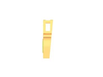 Kids Alphabet B Pendants 3dm STL OBJ FBX Renders Details 3D print model