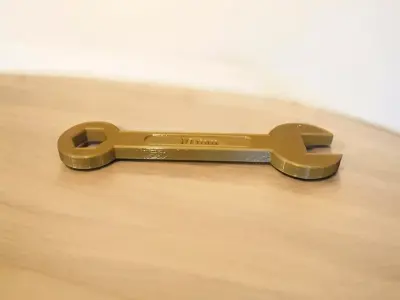10mm Combination Wrench Fixed Ring Tool 3D print model