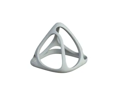 SciFi Cube Object No 57528 Low Poly Shape Low-poly 3D model