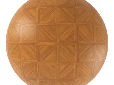 Parquet - Laminate - Wooden floor 4 in 1 3D model 23