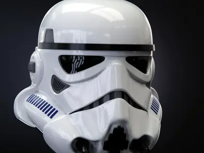 Stormtrooper Helmet 3D model buy