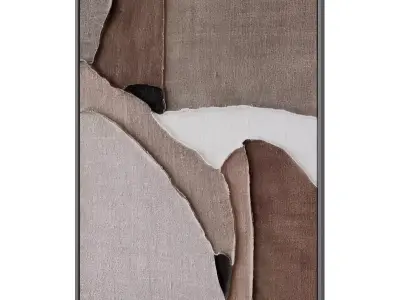 Abstract Painting Frame set 3D model 769
