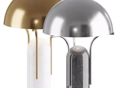 Affinity Medium Dome Table Lamp 3D model