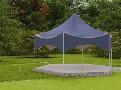Classic tent Free 3D model