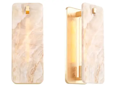 Calamette Onyx Sconce 3D model