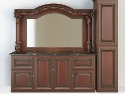 Classic dressing table 3D model
