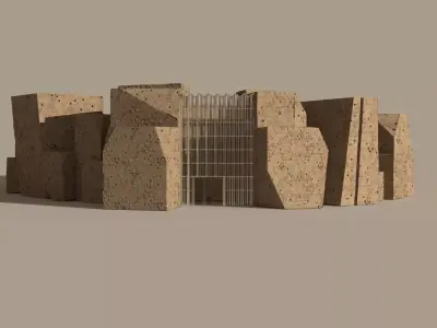 Diriyah Arena 3D model