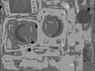 Retro Signal Detector 3D Model SciFi Locator Prop Low-poly 3D model