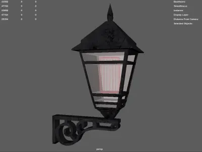 Street light Free 3D model purchase