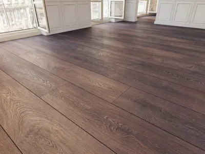 Wooden floor 16 WITHOUT PLUGINS 3D model