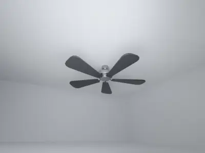 Simple Ceiling Fan 3D model