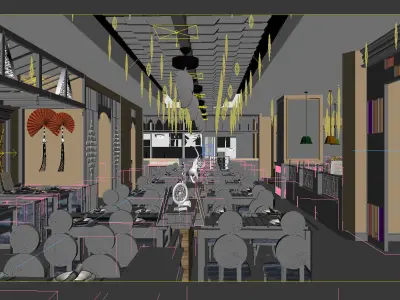 Business - Food Beverage 7-062 3D model