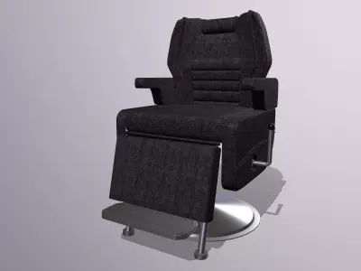 SALON CHAIR  Low-poly 3D model