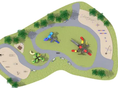 Playground Park 3D model
