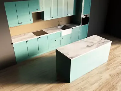 82-Kitchen10 glossy 7 3D model