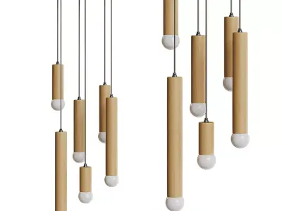 Modern simple pendant light 3D model