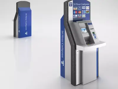 Automated teller machine ATM 3D model