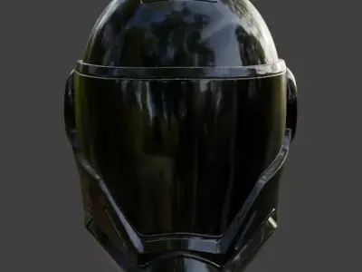 Sci-Fi Helmet 3D model