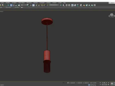 Larry Pendant Light Low-poly 3D model