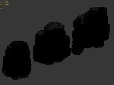 Tongtianhe - Quartet stone 03 3D model