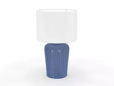 TABLE LAMP BLUE 3D model