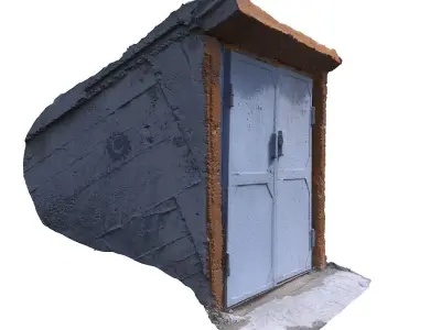 Underground Entrance 250 scan 6 3D model