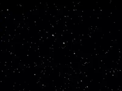 Falling Snow Straight Looping Rigged Animation Low-poly 3D model