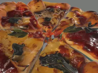 Pizza 3D print model
