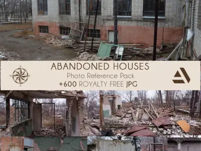 Photo Textures Reference Pack Abandoned Houses Texture