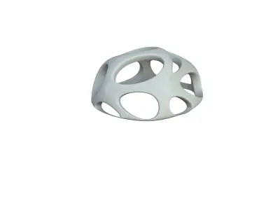 SciFi Cube Object No 51995 Low Poly Shape Low-poly 3D model