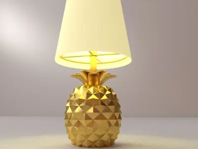 Pineapple Lamp 3D model