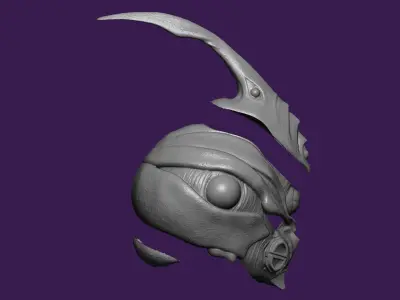 Guyver 2 helmet 3D model