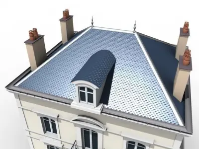 Typical Paris house 3D model