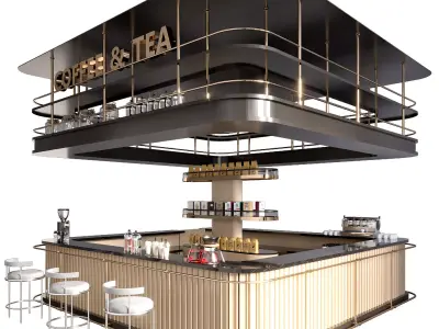 CAFE BAR NO10  A 3D model