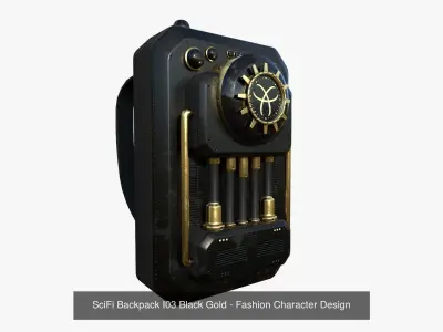 10 SciFi Backpack I Collection - Fashion Character Design