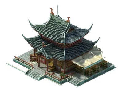 Peach Blossom Island - pharmacy 36 3D model