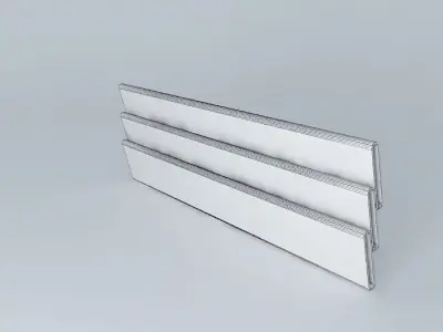 Romans sheet of paper 3D model