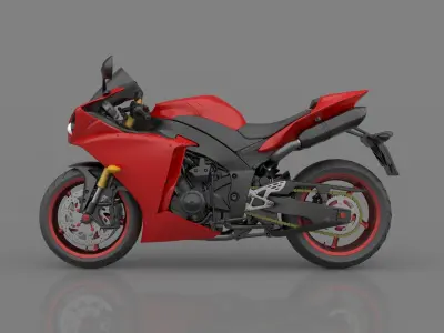 Yamaha YZF R1 2011-2014 3D Model Ready to Print STL File 3D print model
