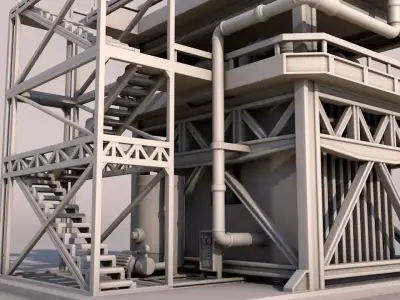 Small Factory 3D print model