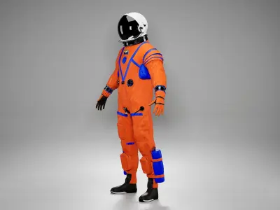 Nasa Orion Spacesuit  Ultra realistic Low-poly 3D model