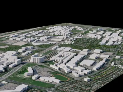 Markham - Canada 3D model