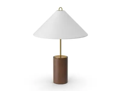 Table Lamp Low-poly 3D model 28