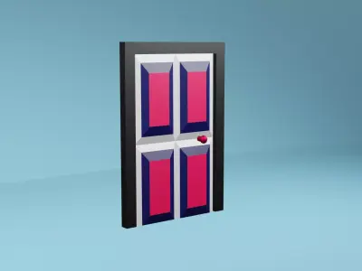 Door House 3D model