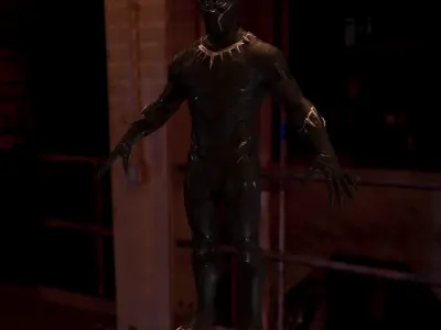 Black Panther Civil War 3D model