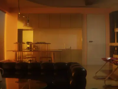 Living Room 3D model 80