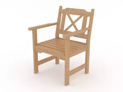 Outdoor Garden Chair 3D model