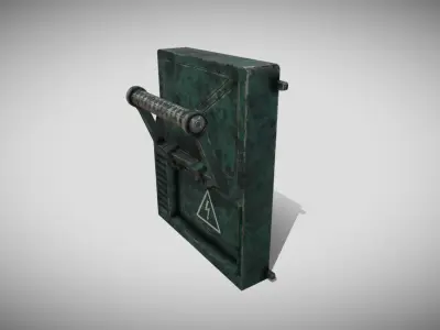 Sci-fi Panel Element Low-poly 3D model order
