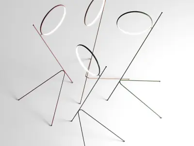 Svitanok Lines Floor Lamp 3D model