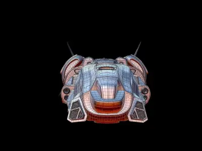 Spaceship 3D model 23