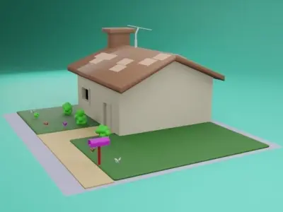 House Free low-poly 3D model